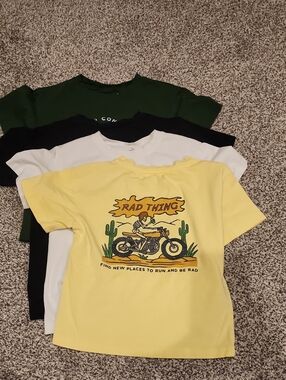 Little Rad Things tees Set Of 4